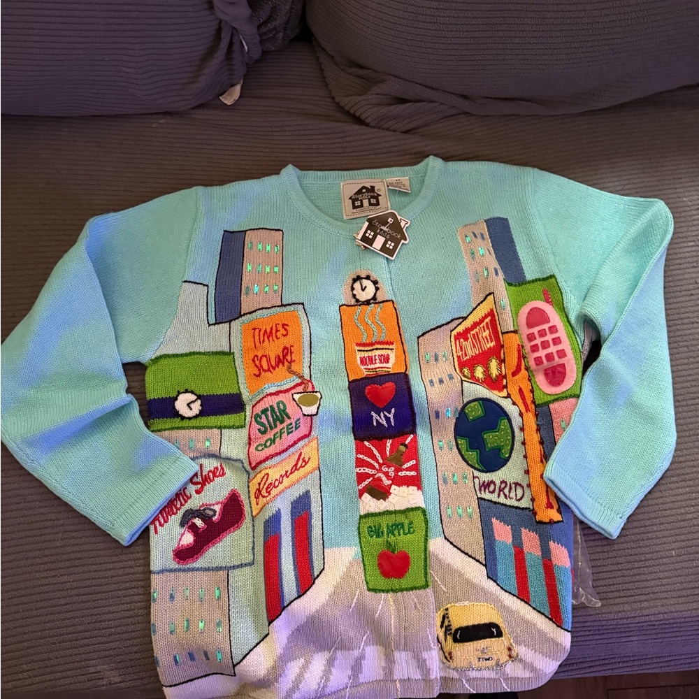 Storybook knit New York cardigan XS